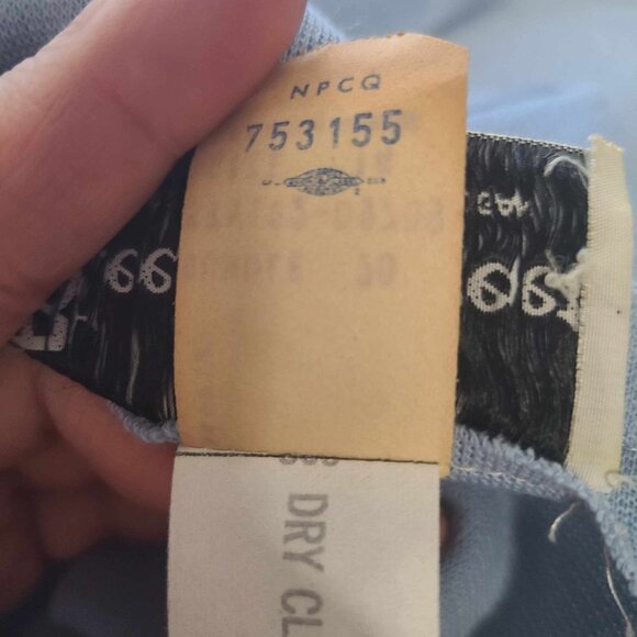 Bleeker Street Sky Blue Cap Sleeves Lace Trim Around The Waist sz 14 Union made - Picture 5 of 11